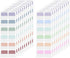 240 Pcs 1Inch Sticky Index Tabs, Repositionable Colored Book Sticky Tabs Page Tabs Sticky Index Tabs for Notebooks File Classification...