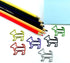 60 PCS Cute Paper Clips Dog Shaped Paper Clips Animal Bookmarks Clips, Fun Office Gifts for Women Men Coworkers Dog Lovers...