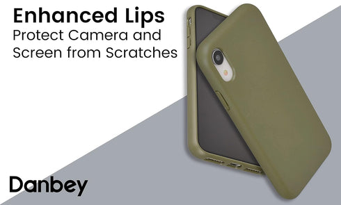 for iPhone XR Case, Shockproof Thick Heavy Duty Drop Protection Phone Case, 6.1 inches Display, Tepise Series Army Forest Green - Olive Green...