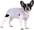 Puppy Striped Recovery Suit for Female Male Dogs Cats,Zip Up Dog Onesie Recovery Shirt Abdominal Wounds,Professional Spay Neuter Dog Pet Bodysuit ...