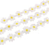 Tegg Lace Ribbon 5 Yards 25mm Daisy Sun Flower Trims DIY Ribbon Lace for Applique Headband Sewing DIY Craft...