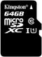 Kingston Digital 64GB microSDXC Class 10 UHS-I 45MB/s Read Card with SD Adapter (SDC10G2/64GB)...