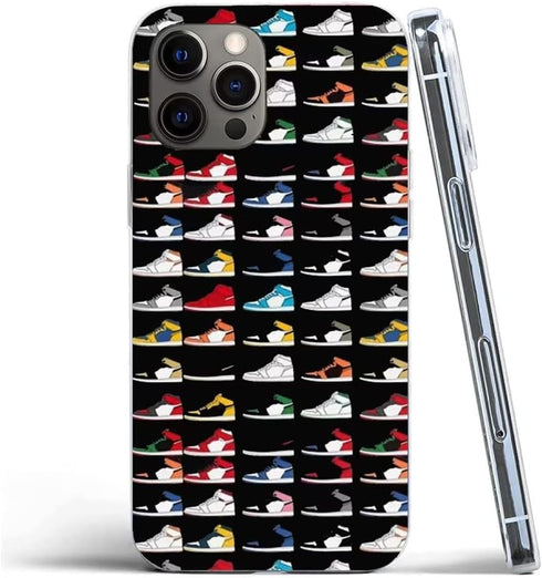 Phone Case Compatible with iPhone 13 The God of Basketball Sneaker Aesthetic Color Shoes Silicone Shockproof Protective Soft Phone Cover...