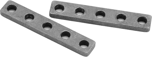 Threaded Plate, Mending Plates 2Pcs in 1 Bag 5 Holes High Accuracy Rustproof M4 Thread for Robotics Field...