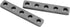 Threaded Plate, Mending Plates 2Pcs in 1 Bag 5 Holes High Accuracy Rustproof M4 Thread for Robotics Field...