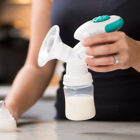 Evenflo Feeding Breast Pump Adapter to Balance Plus Wide Neck Baby Bottle (Pack of 2), White (5142112)...