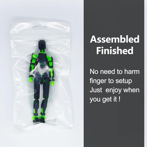 (Assembly Completed) 3D Printed Action Figure?T13 Robot Action Figure, T13 Collectible Action Figure Articulated, for Collectors Desktop Decoratio...