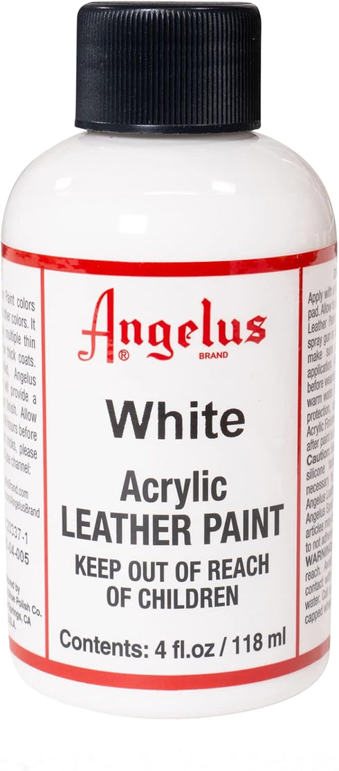 Angelus Acrylic Leather Paint 4oz White...