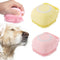 Dog Bath Brush Scrubber Soft Silicone Pet Grooming Brush Bath Shampoo Massage Dispenser Shower Brush For Short Long Haired Dogs And Cats (Blue+Pin...