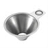 Stainless Steel Spice Funnel with Handle for Kitchen Use Filling Spice Jars, FIFO Squeeze Bottles, Spill-Free Metal Funnel for Salt Pepper Powder,...