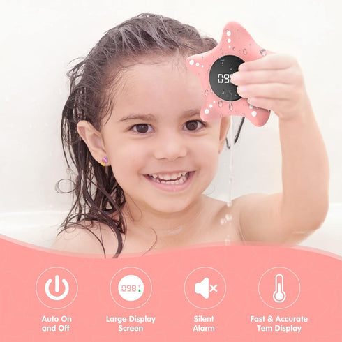 Baby Bath Thermometer Safety, Digital Bathing Water Temperature Thermometer for Infants pregnancy...