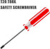 Torx Screwdriver T20 Star Screwdriver with 3” Steel Shaft 5mm Magnetic Tip for Toys Small Appliances & Electronic Products Repair Or Maintenance...