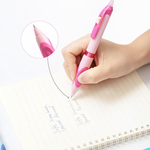 M&G 6 PCS Retractable Erasable Gel Pens,Black Ink Gel Pens Make Mistakes Disappear, Premium Comfort Grip Note Taking and Crossword Puzzles...