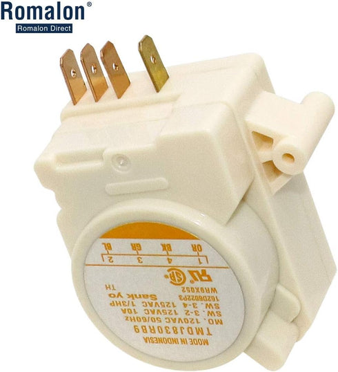 Romalon WR09X10049 Defrost Timer Control Replacement Part Fit for G-E Hot-Point Refrigerator Replaces WR09X0278 SWR9X412 SWR9X413 SC952