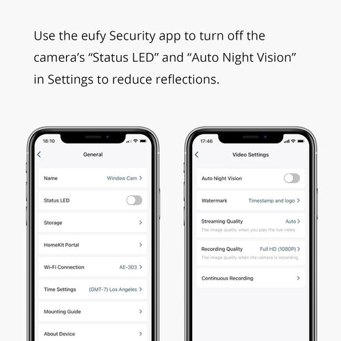 Holicfun Window Mount for Eufy Indoor Cam C120, TP-Link Tapo C100 and Tapo C110...