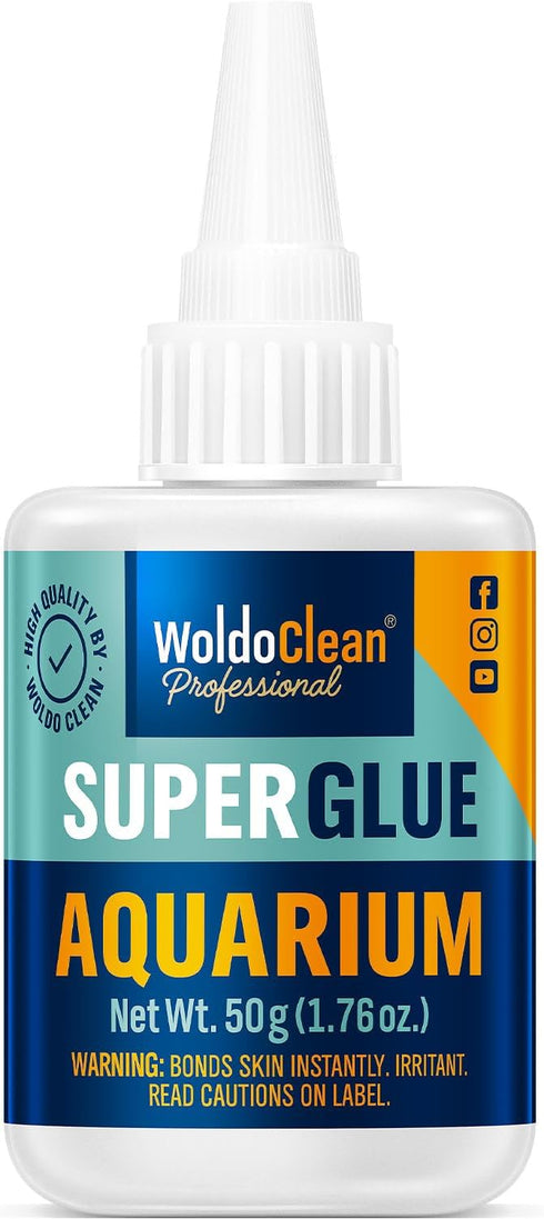 Aquarium super glue for mosses and plants - for freshwater and saltwater aquariums 50g...