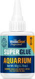 Aquarium super glue for mosses and plants - for freshwater and saltwater aquariums 50g...