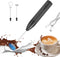 Electric Milk Frother for Coffee, Frother Handheld Rechargeable Electric Whisk with 2 Heads 3 Speeds Drink Mixer Coffee Frother Foam Maker For Lat...