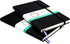 Hardcover Notebook Blank Journal Sketchbook for Drawing, Medium 5.5 by 8.4 Inch, 100 GSM Thick Paper (Black, Plain)...