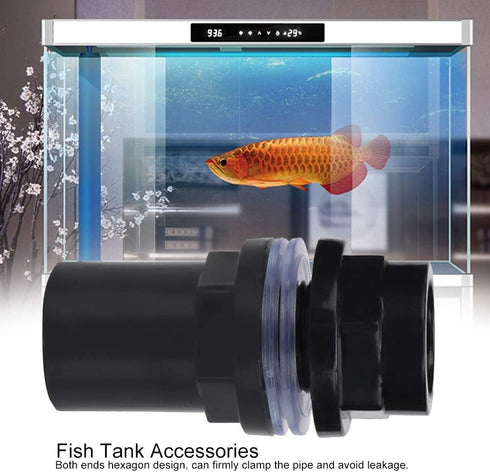 GLOGLOW 5Pcs/Set Aquarium Tubes Connectors, Aquarium Hose Adapter PVC Aquarium Water Pipe Joint Straight Tube Connector Fish (25mm) Air Pump Acces...