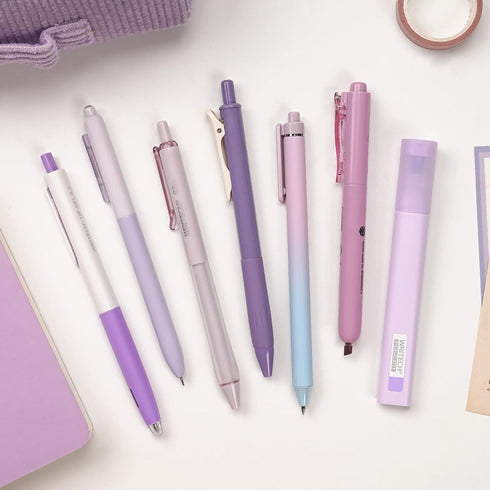 WRITECH Gel Pens Journaling Highlighters: Journal Set Aesthetic Assorted Pastel Color Ink 0.5mm Fine Point Retractable 0.7mm Black Pen Smooth Writ...