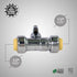 UPSSP1212 1/4 Turn Straight Stop for Push-Fit Valve, 1/2 x 1/2 Inch,...