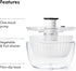 OXO Good Grips Little Salad & Herb Salad Spinner, Fruit Washer and Lettuce Spinner...