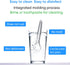 2 Pack Tongue Scraper Cleaner for Adults & Kids, Medical Grade Metal Tongue Scrapers with Travel Case, Wide-Head Tongue Cleaners Set for Fresh Bre...
