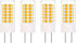 GY6.35 LED Bulbs 12V, T4 JC Type Bi-Pin Base, Warm White 3000K, 35W GY6.35/G6.35 Halogen Replacement for Landscape Path Light, Kitchen Pendant lig...