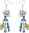 BONSNY Dangle Novelty Funny Teacher Class Scientific Laboratory Equipment Earrings Acrylic Back to School Jewelry For Women Gifts Charms...