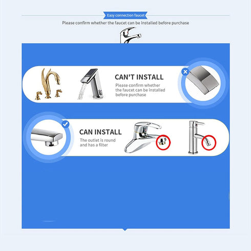 Water Flosser for Family Use, Oral Irrigator Non-Electric Safety Adjustable Faucet & Shower Spa, Water Pressure Dental Oral Care Tooth Cleaning....