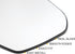 X AUTOHAUX Car Rearview Right Passenger Side Power Heated Mirror Glass Replacement for Honda Civic 2016-2021, for Honda Envix 2018-2022, for Honda...