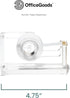 OfficeGoods Modern Acrylic Tape Dispenser - Non-Slip Rubber Holder Bottom- Appealing Design, Perfect for Home, School or Office Desk - Holds Small...