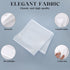 2pcs Men's Handkerchiefs Selected Soft White Hankie Suit Solid Pocket Squares Towel Premium Gent Hankies for Men Father's Day...