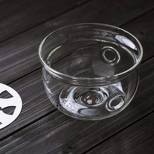 Hemoton Glass Teapot Warmer, Heating Base Base Insulation Base Candle Holder Glass Tea Stove Warmer Candle Stand Tea Heater Tea Accessories...