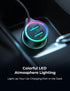 3.4A Car Phone Charger, FLYLEAD Dual USB Car Charger Adapter with 5FT Type C Coil Charging Cable, Cigarette Lighter USB C Fast Charge for iPhone 1...