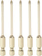 5pcs PH0 Phillips Head Screwdriver Drill Bit 3" Length 0.12" Dia 1/4 Inch Hex Shank S2 Steel Magnetic Cross Head for Power Tool...