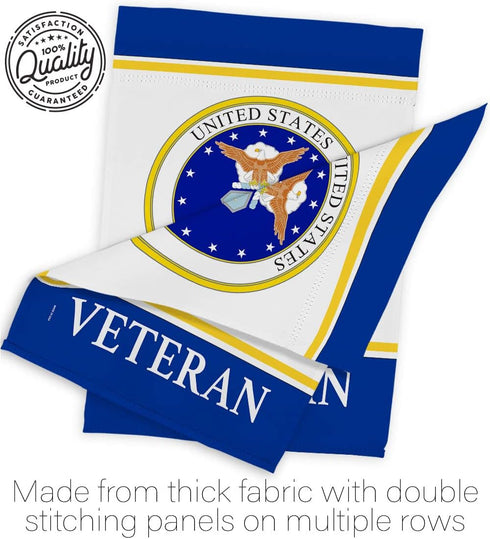 Air Veteran Armed Forces USAF United State American Military Retire Official House Decoration Banner Small Yard Gift Double-Sided, Garden Flag 13"...