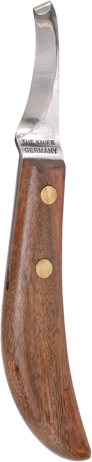 Tough 1 German Super Sharp Hoof Knife (Right), Brown...