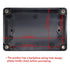 LeMotech Junction Box IP65 Waterproof Project Box Dustproof ABS Plastic Electrical Boxes Universal Enclosure for Electronic Black 3.93x 2.68x 1.97...