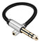 1/4 to 1/8 Headphone Cable Adapter, TRS Auxiliary Aux Cord 6.35mm Male to 3.5mm Female Stereo Jack Audio Adapter for Amplifiers,Guitar, Piano, Hom...