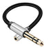 1/4 to 1/8 Headphone Cable Adapter, TRS Auxiliary Aux Cord 6.35mm Male to 3.5mm Female Stereo Jack Audio Adapter for Amplifiers,Guitar, Piano, Hom...