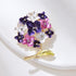 Colorful Flowers Brooch, Jewelry Gift for Women, Girls, Ladies, Exquisite Packaging...