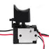 Electric Drill Switch, 7.2 V - 24 V Electric Power Tool, Lithium Battery Cordless Replacement Drill Speed Control Trigger Switch with Small Light ...