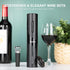 Hotder Electric Wine Opener,Battery Operated Wine Bottle Opener with Corkscrew,Foil Cutter,Wine Stopper,Ideal Gift for Wine Lovers,Home Party Wedd...