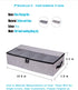 AARAINBOW 2 Packs Foldable Under Bed Shoes Organizer with Lids, Underbed Clothes Storage Container with Divider, UnderBed Storage Bins Box with Cl...