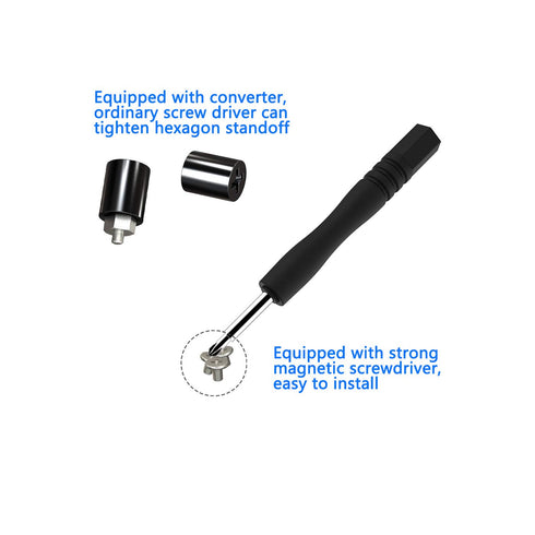M.2 Screw,HFEIX SSD Mounting Kit with screwdriver for ASUS Motherboard or ASRock Board NVMe PCIe Driver (7 pcs)...