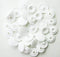 500 Sets Snaps Buttons KAM, BetterJonny Size 20 T5 Glossy Round Resin Plastic Buttons Fasteners Punch Poppers for Baby Bib Cloth Diaper White...