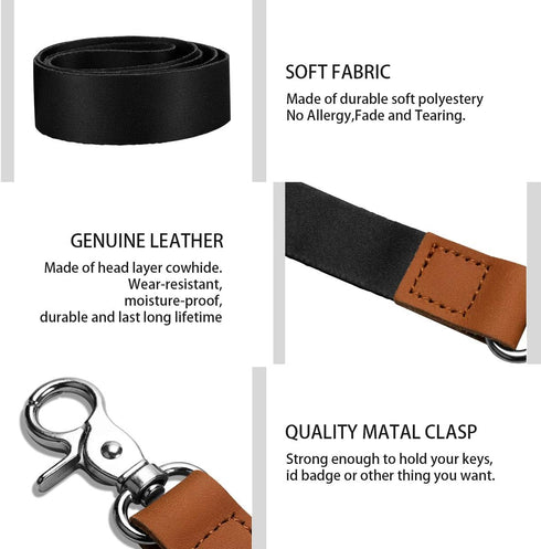 Lanyard for Keys,Phone Lanyard | Teacher Lanyard | Neck Lanyards | Black Lanyard for ID Badges Holder, Car Keys (Color-02)......