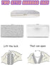 ELABEST Glitter Evening Clutch Bag Single Sided Diamond Bag Crossbody Purse Wedding Party Bag for Women...